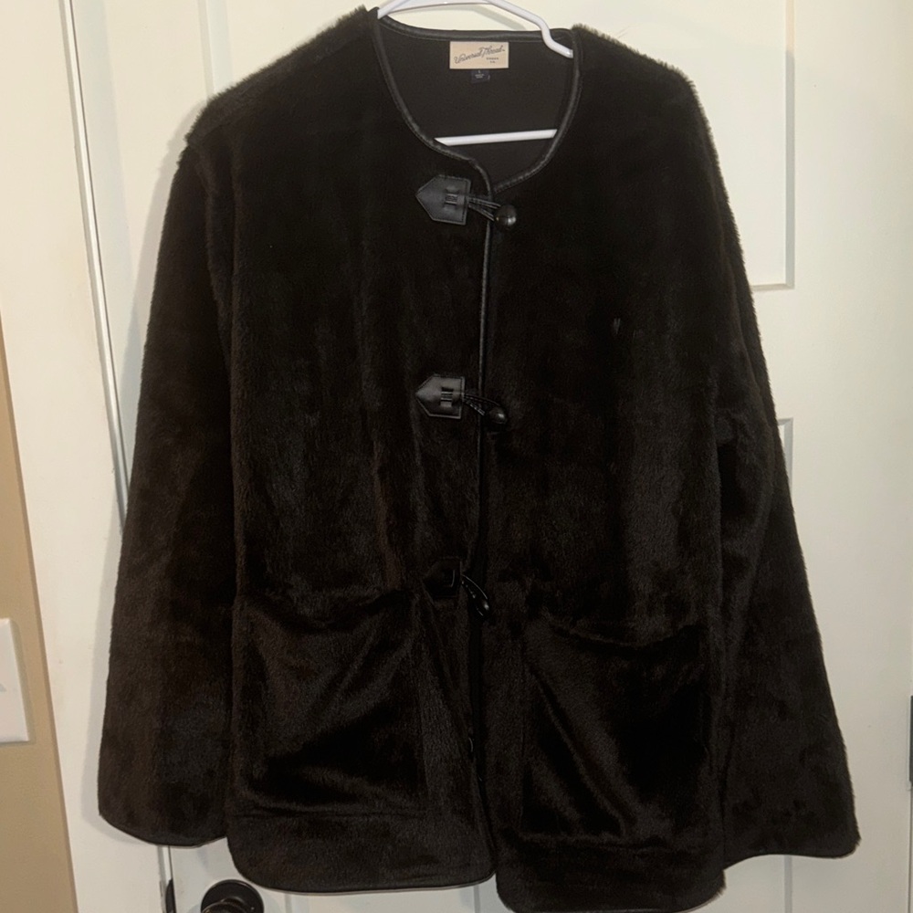 Universal Thread Chocolate Teddy Jacket